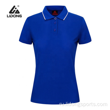 Пользовательские логотипы печатают сублимацию Unisex Sport Polo футболка